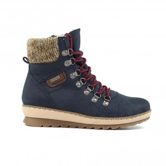 lunar Candy Navy Waterproof Boot