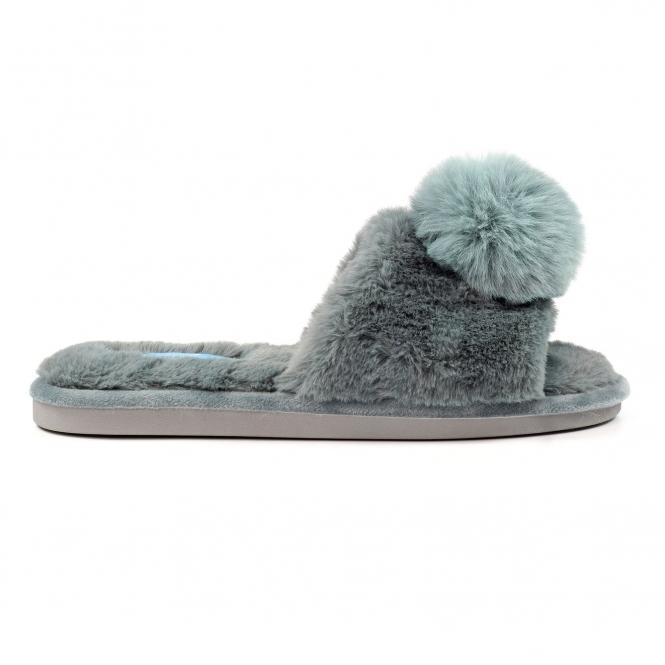 Lunar Cara Grey Slipper