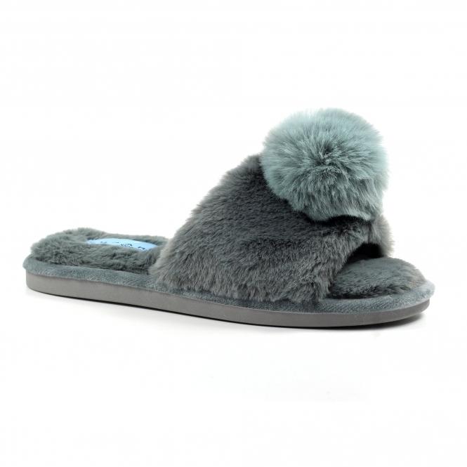 Lunar Cara Grey Slipper