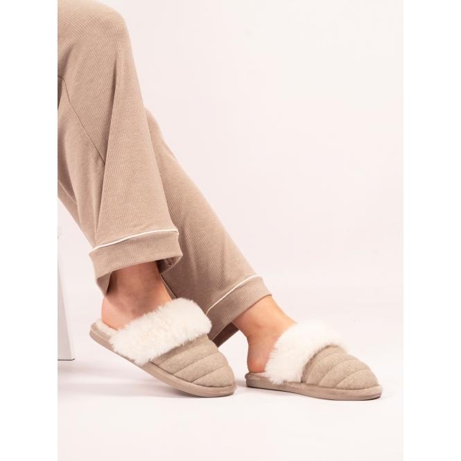 Lunar Carol II Beige Boxed Slipper