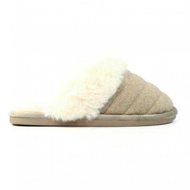 lunar Carol II Beige Boxed Slipper
