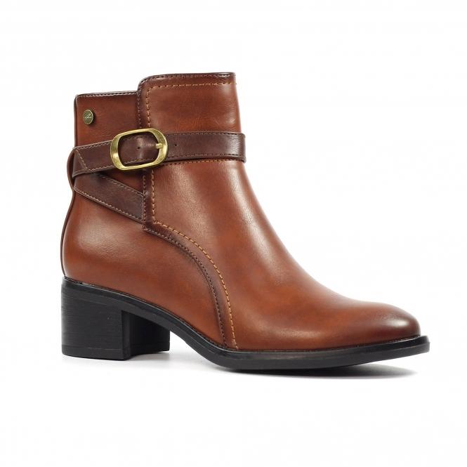 Lunar Cassie Tan Ankle Boot