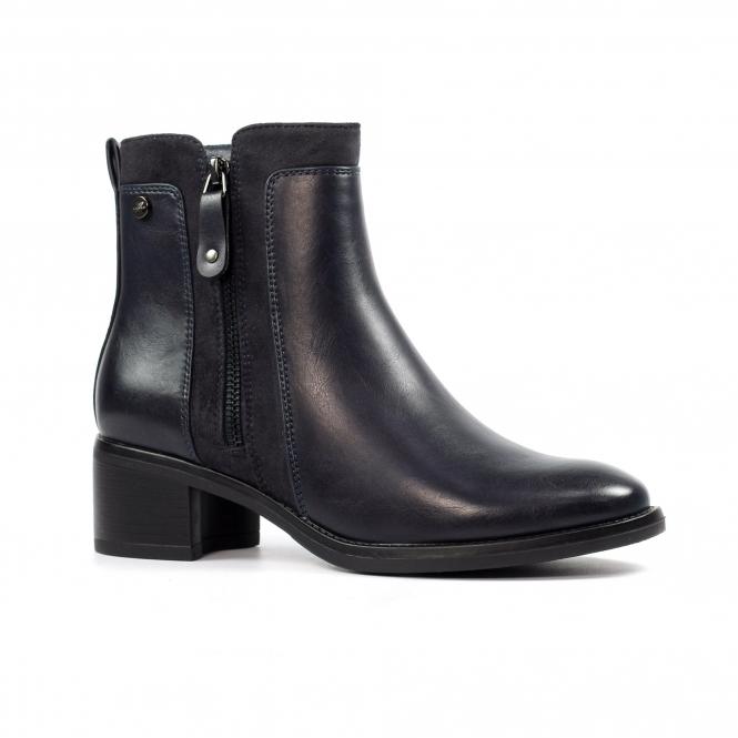 Lunar Chambers Navy Ankle Boot