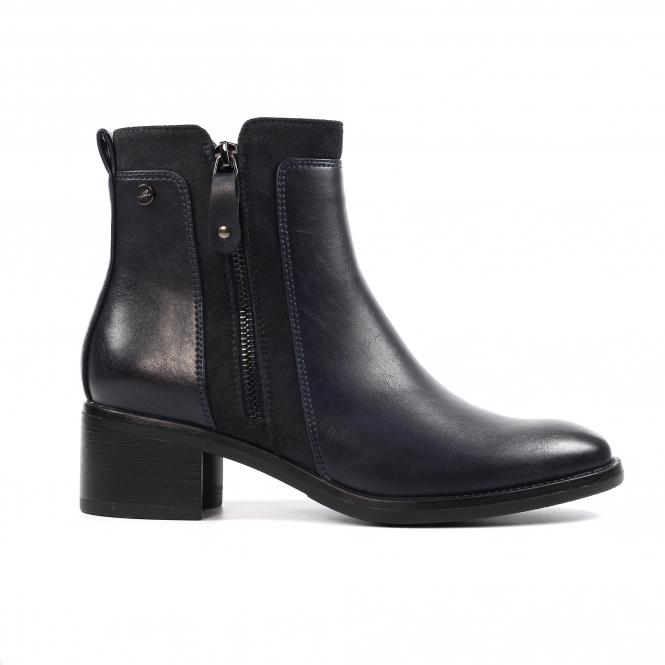 lunar Chambers Navy Ankle Boot