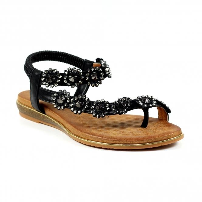 Lunar Charlotte II Black Sandal