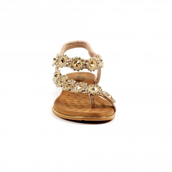 Lunar Charlotte II Rose Gold Sandal