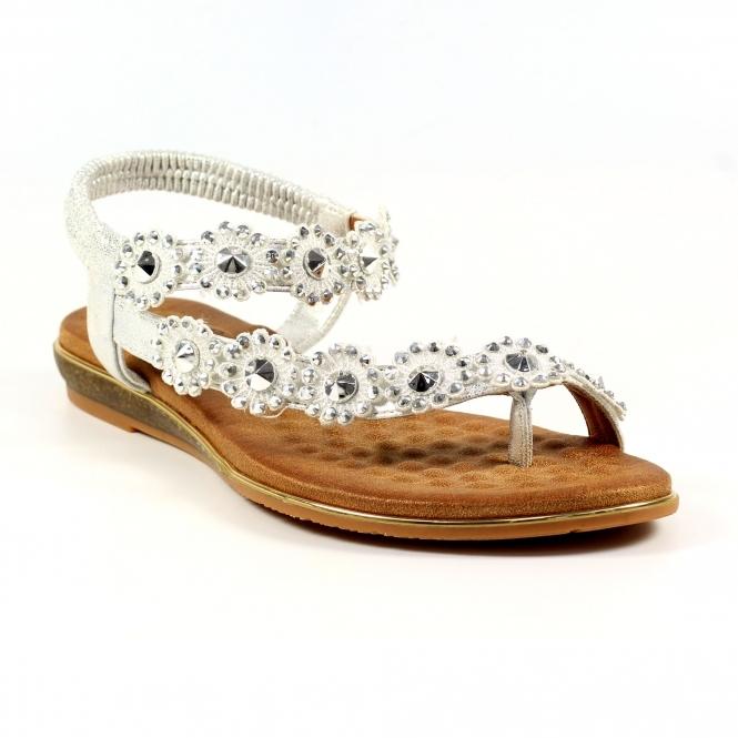 Lunar Charlotte II Silver Sandal