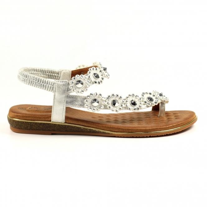 lunar Charlotte II Silver Sandal