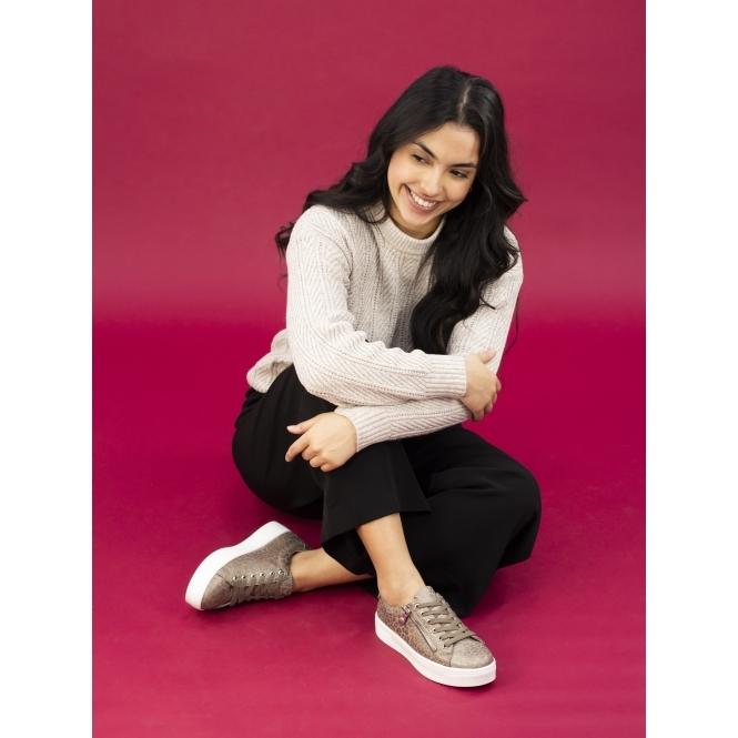 Lunar Charm Taupe Trainer