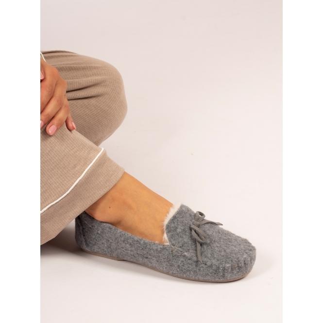 Lunar Cherish Grey Slipper