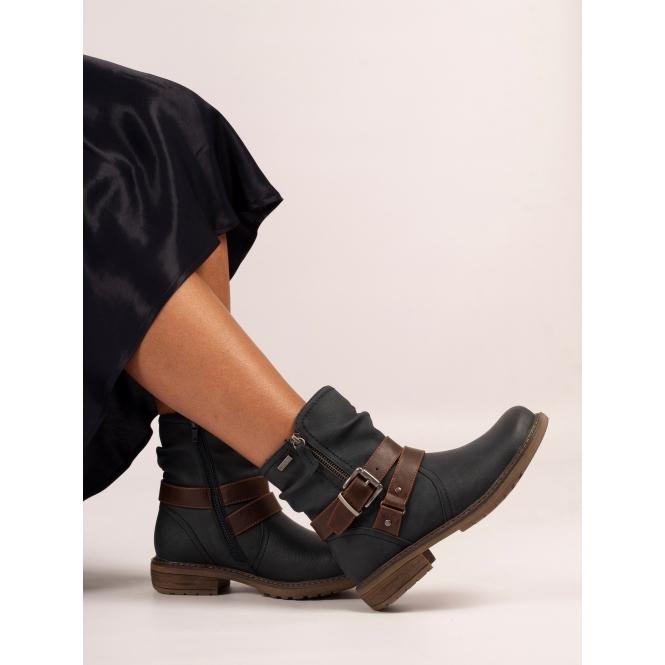 Lunar Chime III Navy Waterproof Boot