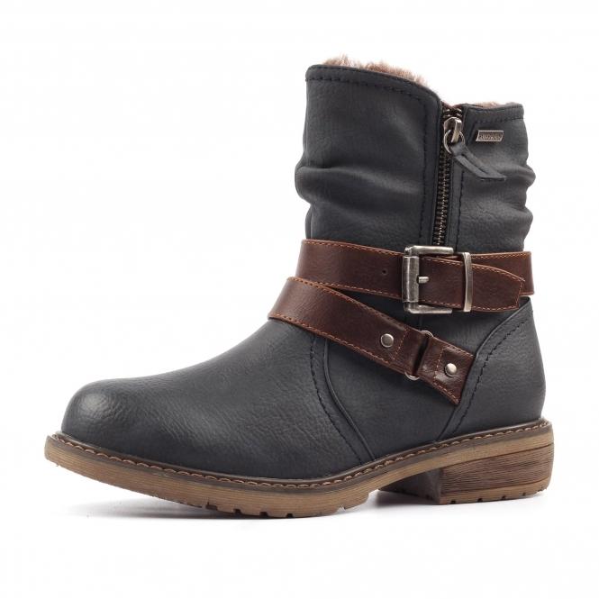 Lunar Chime III Navy Waterproof Boot