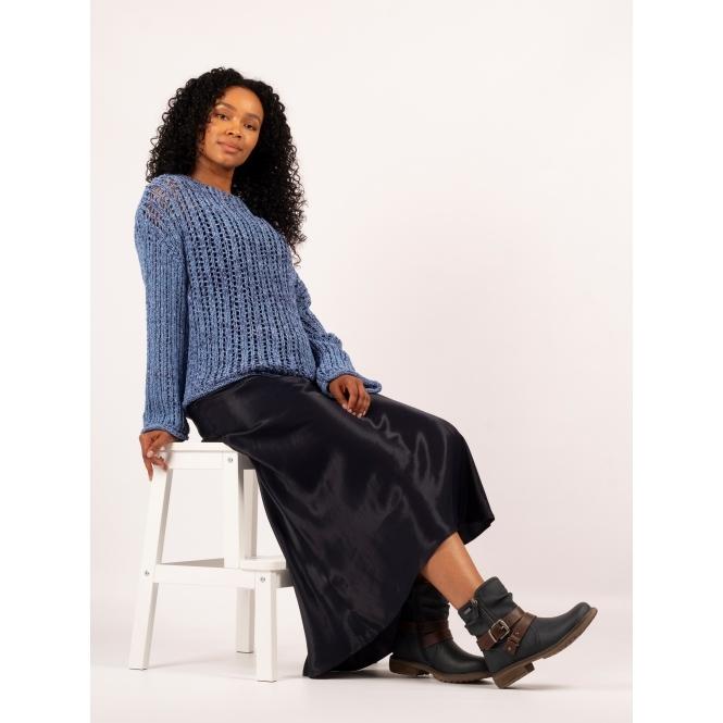 Lunar Chime III Navy Waterproof Boot