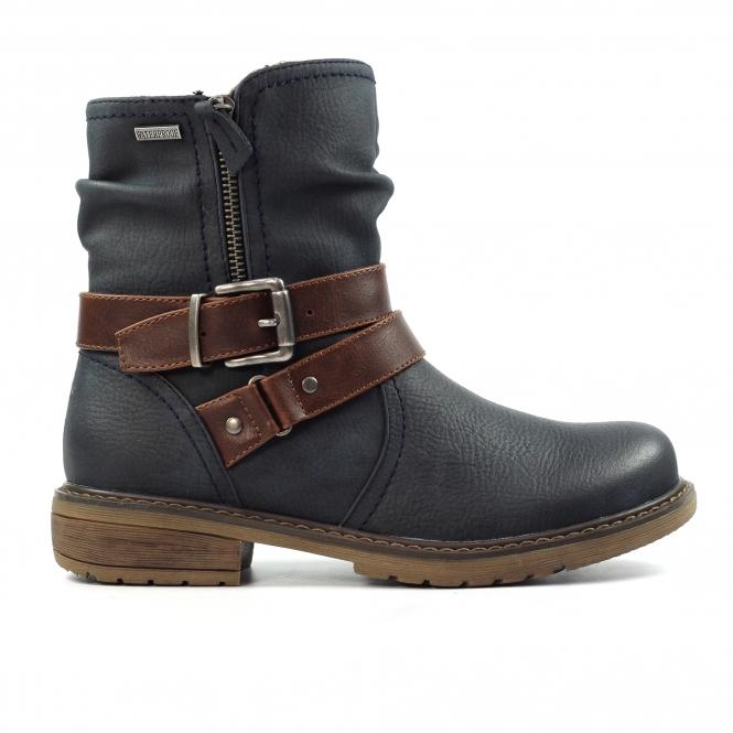 lunar Chime III Navy Waterproof Boot