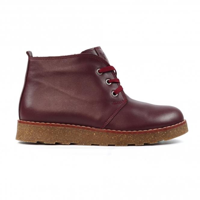 lunar Claire III Burgundy Leather Boot