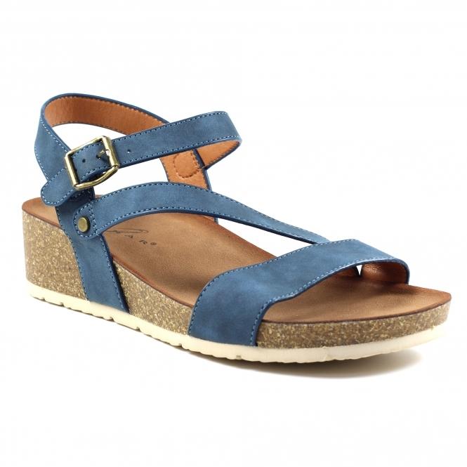 Lunar Cluster Navy Sandal