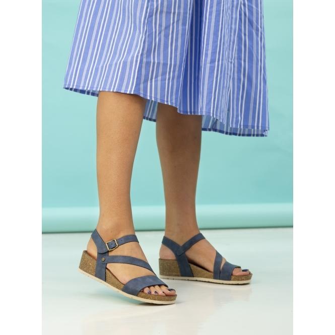 lunar Cluster Navy Sandal