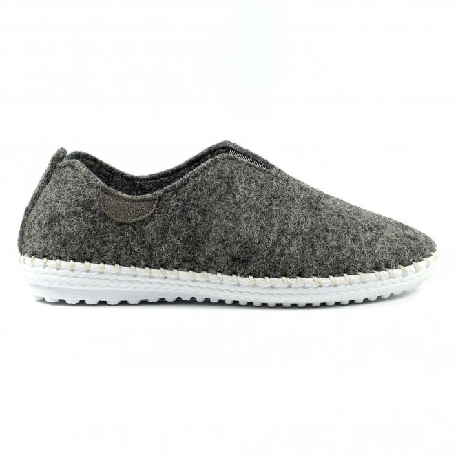 lunar Colette Grey Full Slipper