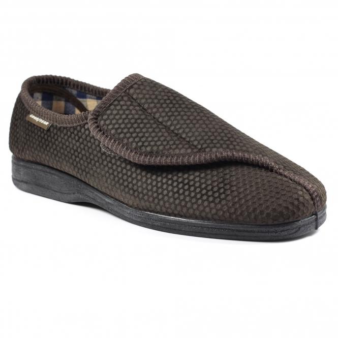 Lunar Columbus II Brown One Touch Slipper