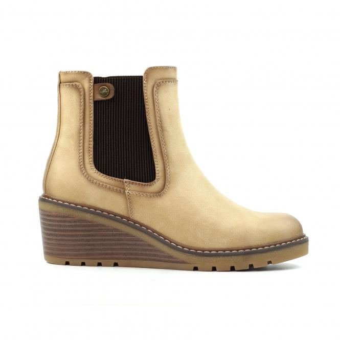 lunar Connie Beige Ankle Boot