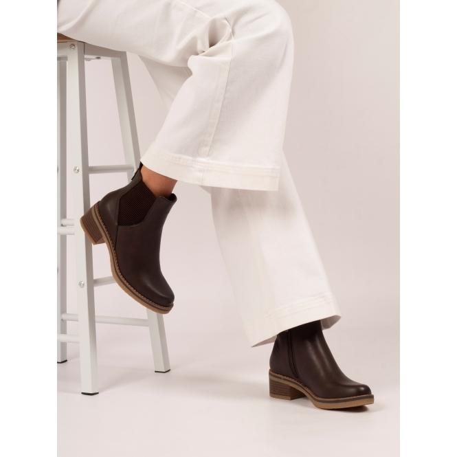 Lunar Conrad Brown Ankle Boot