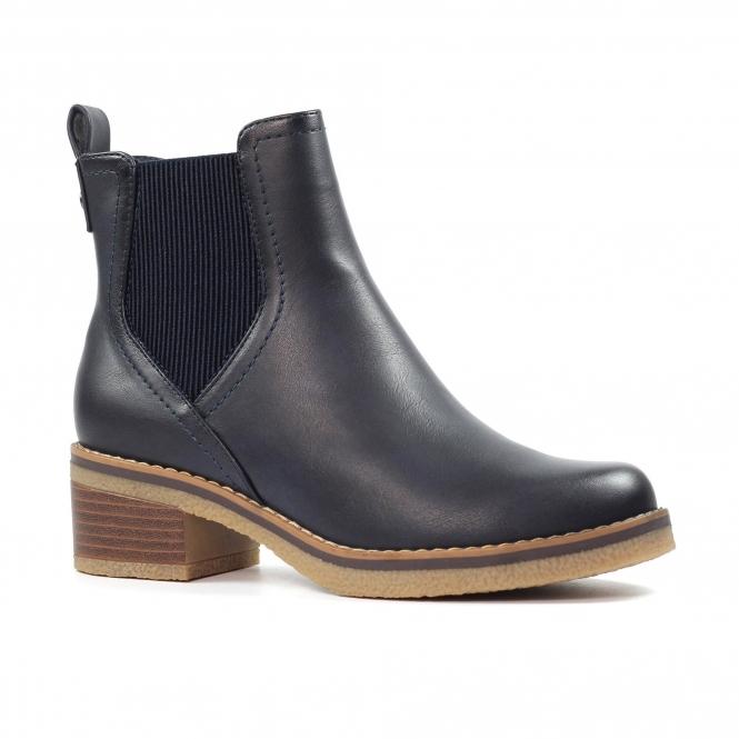 Lunar Conrad Navy Ankle Boot