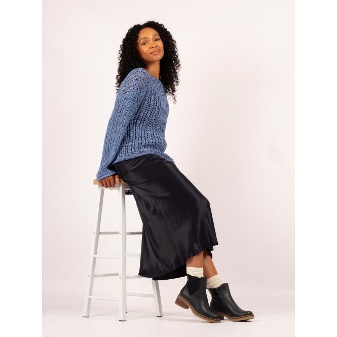 Lunar Conrad Navy Ankle Boot