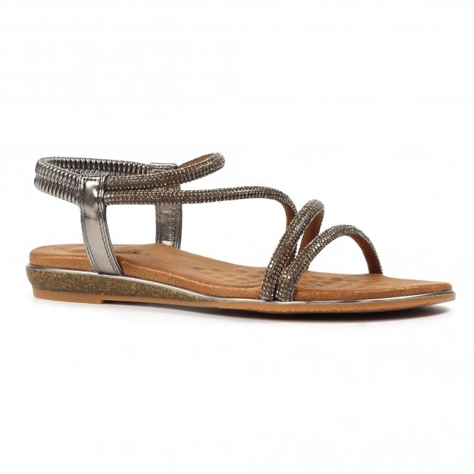 Lunar Cortez Pewter Sandal