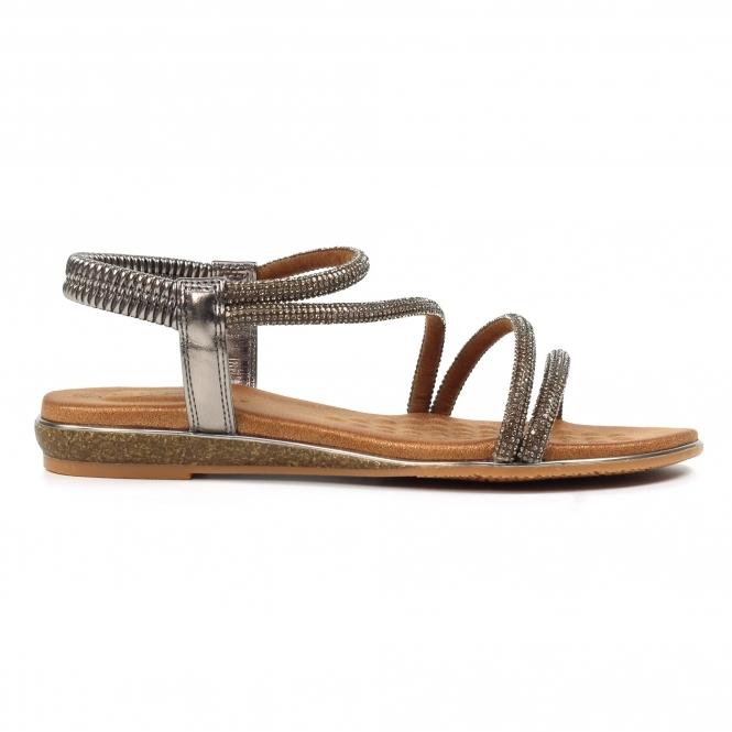 lunar Cortez Pewter Sandal