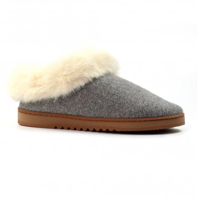 Lunar Cranbrook Grey Boxed Slipper
