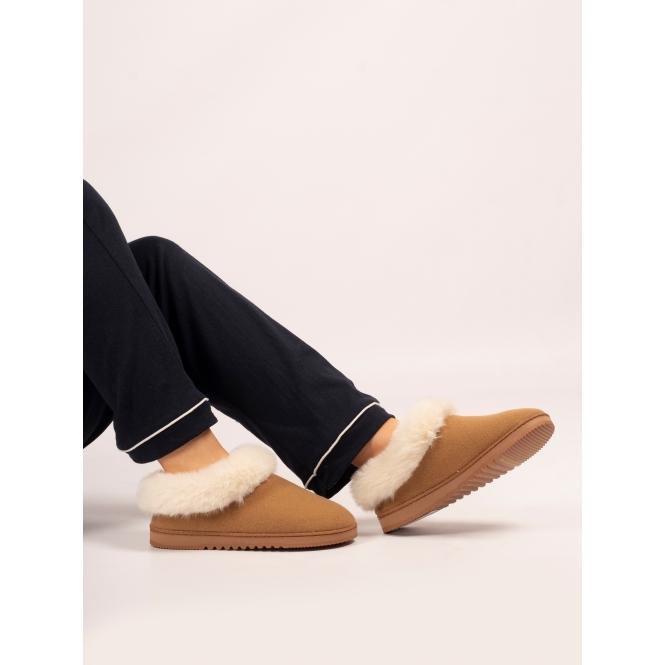 Lunar Cranbrook Tan Boxed Slipper