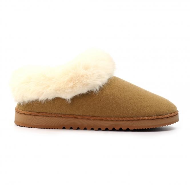 lunar Cranbrook Tan Boxed Slipper