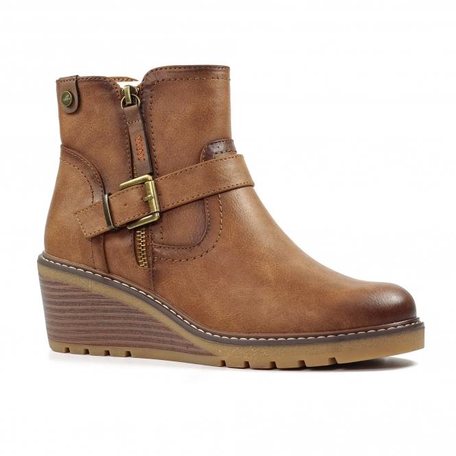 Lunar Cruz Tan Ankle Boot