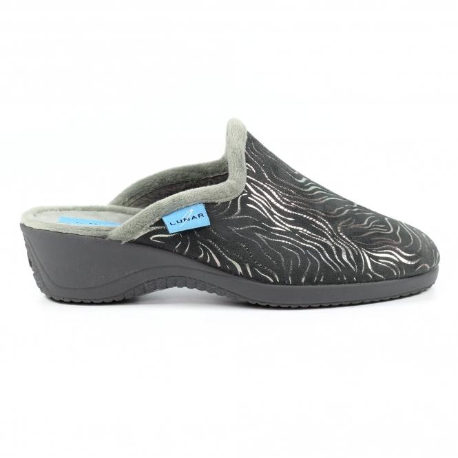 lunar Darlene Grey Slipper