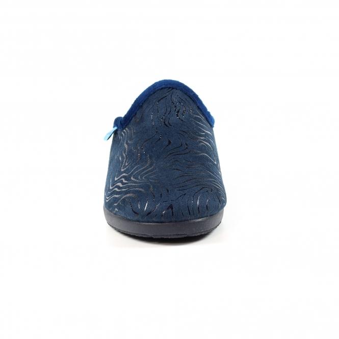 Lunar Darlene Navy Slipper