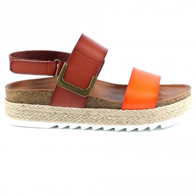 lunar Deanna II Orange Sandal