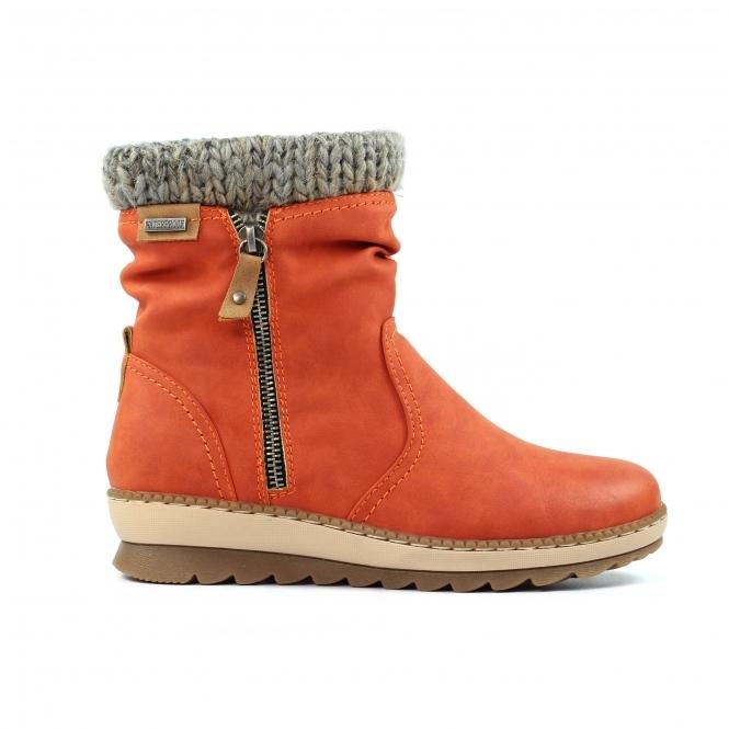 lunar Deborah Orange Waterproof Boot