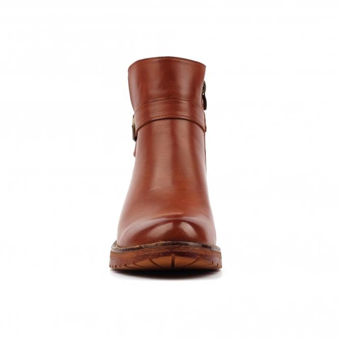 Lunar Demure Tan Ankle Boot