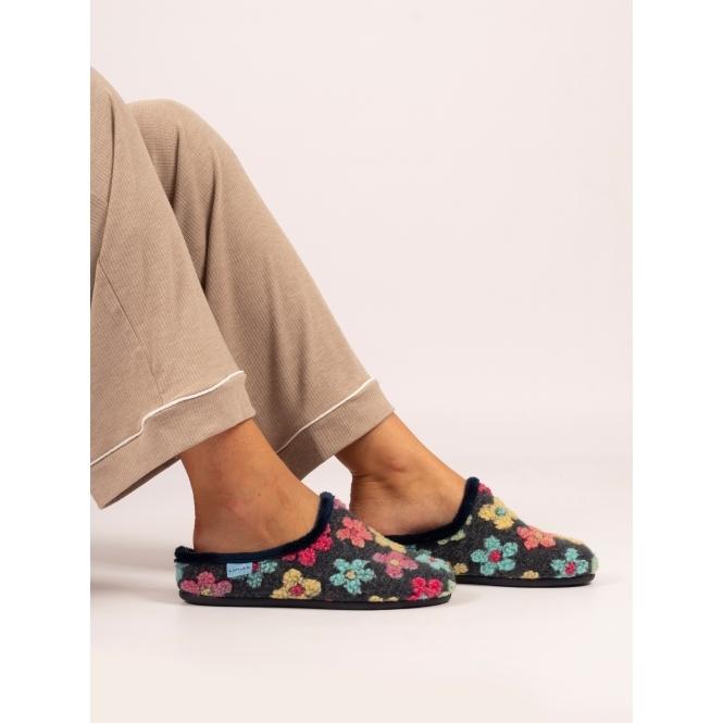 Lunar Dolly Navy Slipper