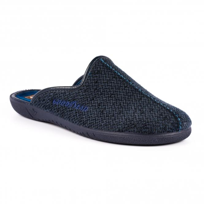 Lunar Doom Navy Mule Slipper