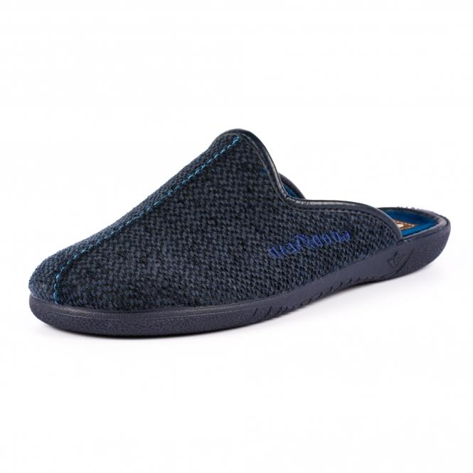 Lunar Doom Navy Mule Slipper