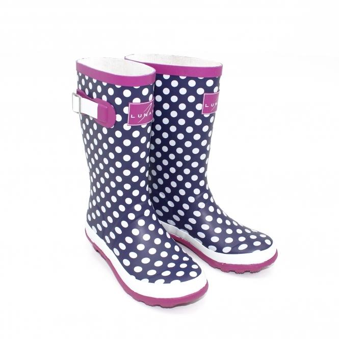Lunar Dotty Junior Short Ankle Wellington