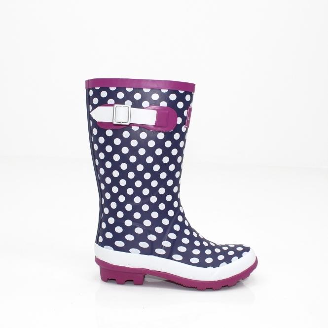lunar Dotty Junior Short Ankle Wellington