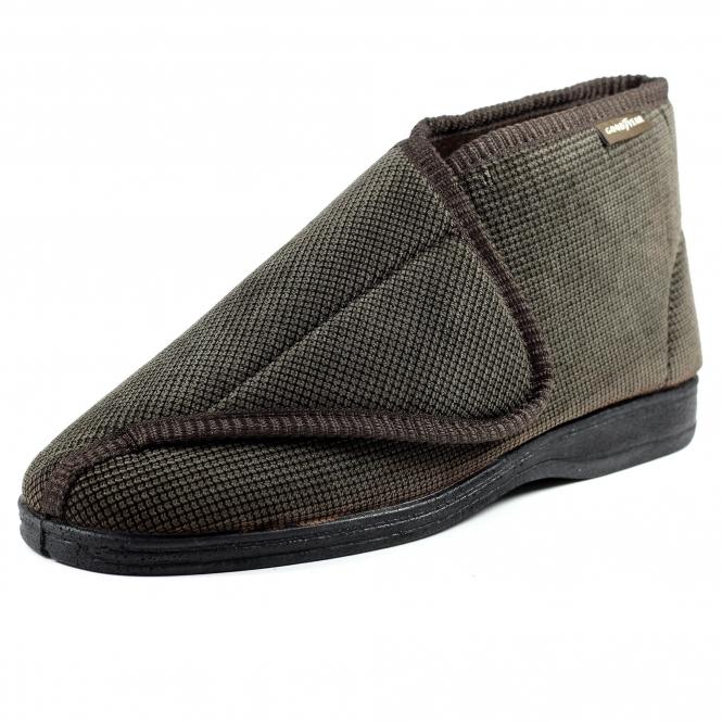 Lunar Drake Brown Bootee Slipper
