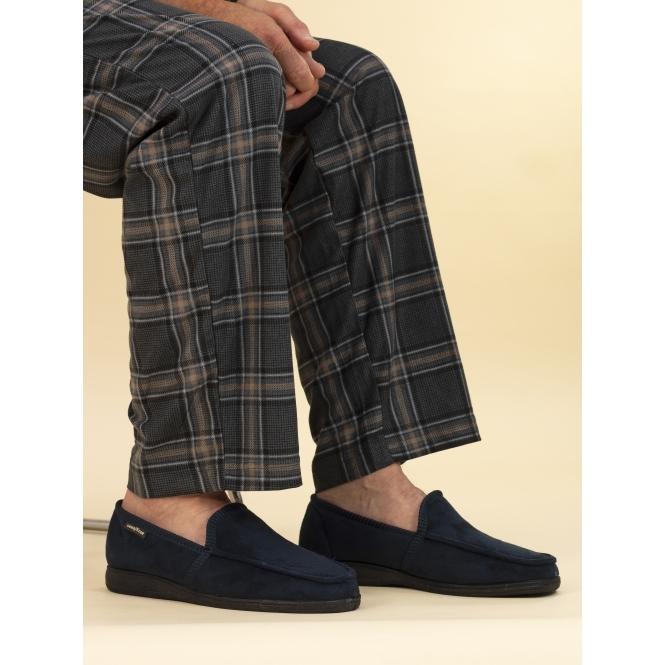 Lunar Eden Navy Slipper