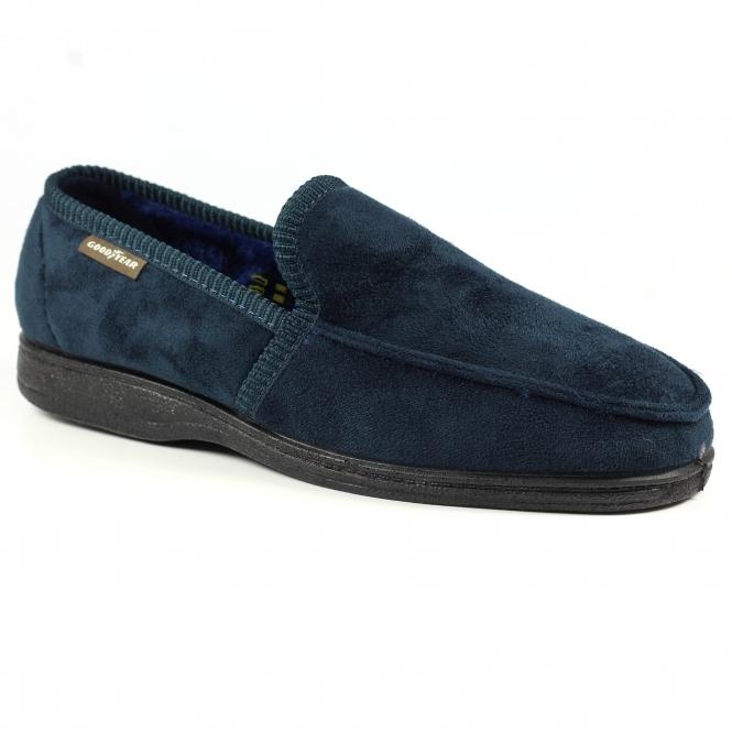 Lunar Eden Navy Slipper