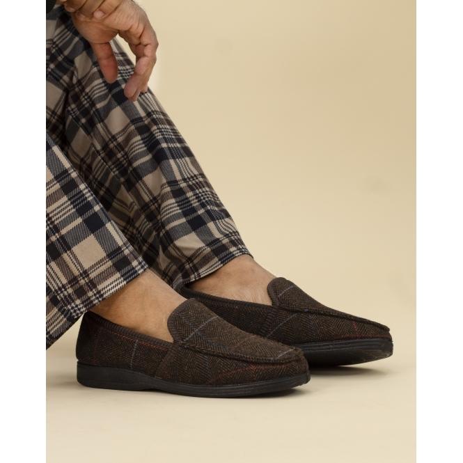 Lunar Eisenhower II Brown Slipper