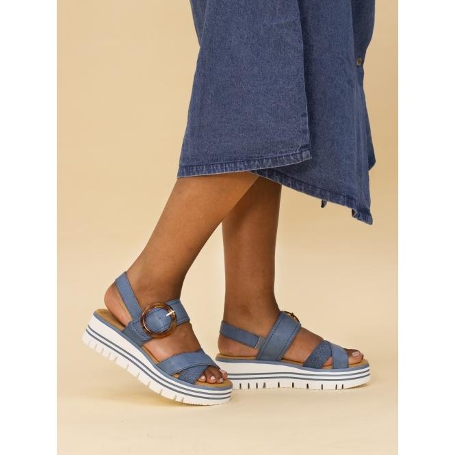 Lunar Elise Mid Blue Sandal