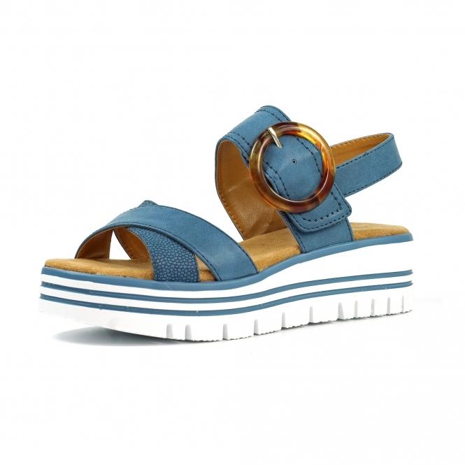 Lunar Elise Mid Blue Sandal