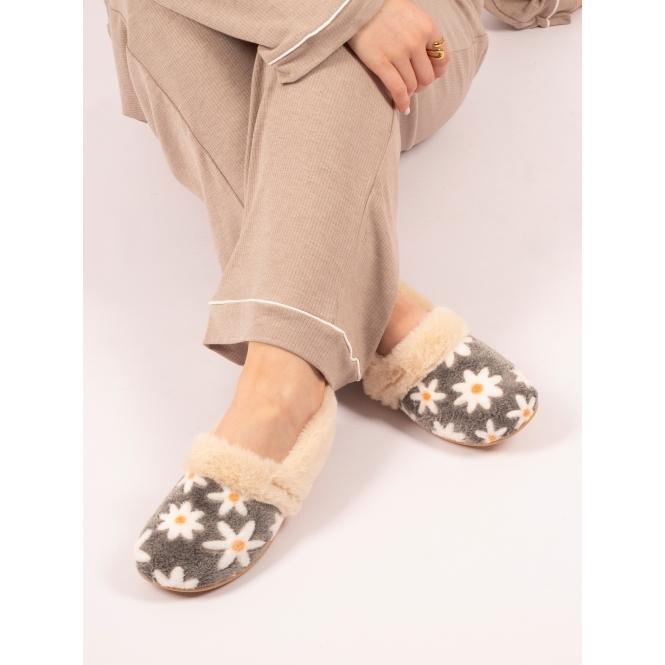 Lunar Ellis Grey Slipper